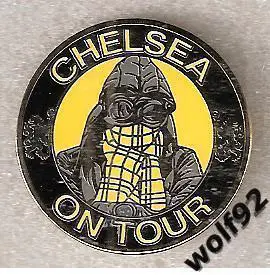 Знак Челси Англия (111) / Chelsea On Tour 2016-18-е гг. (размер D=30 мм)
