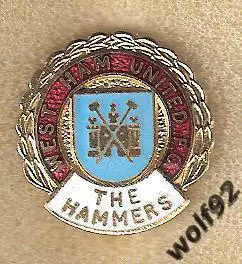 Знак Вест Хэм Юнайтед Англия (51) / West Ham/The Hammers / Coffer London 1970-е