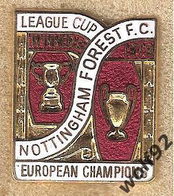 Знак Ноттингем Форест Англия(13) /Nottingham Forest FC /European Champions 1979