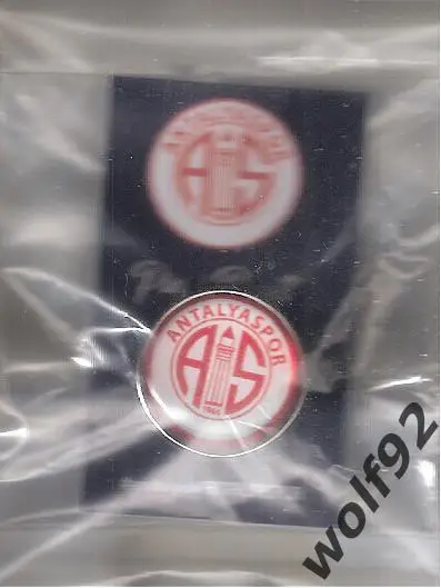 Знак Антальяспор Турция (2) / Antalyaspor AS / Официальный / 2022-23