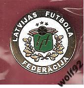 Знак Федерация Футбола Латвия (3) Официальный / 2010-е гг./ Пр-во Болгария 1