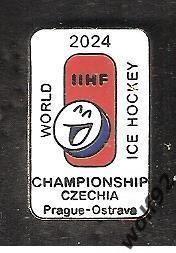 Знак Хоккей Чемпионат Мира 2024 Чехия (1) / Эмблема / 2023