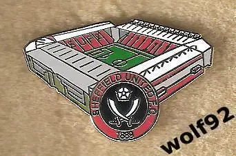 Знак Шеффилд Юнайтед Англия (4) /Sheffield United FC /Стадион Брэмолл Лэйн /2021