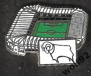 Знак Дерби Каунти Англия (7) / Derby County / Стадион Прайд Парк / 2021