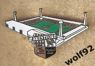 Знак Брентфорд ФК Англия (6) / Brentford FC / Стадион Гриффин Парк / Ретро /2021