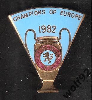 Знак Астон Вилла Англия(22) /Aston Villa FC/Champions Of Europe 1982/W.Reeves&Co