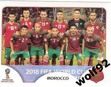 Наклейка №153 Марокко / Morocco / Panini / ЧМ 2018