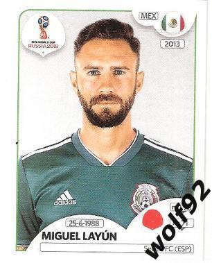 Наклейка №459 Miguel Layun / Mexico / Panini / ЧМ 2018