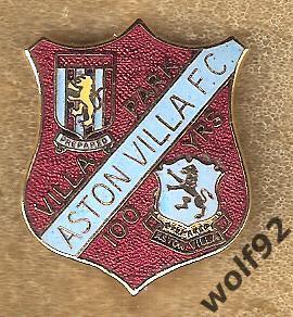 Знак Астон Вилла Англия(39)/Aston Villa/Villa Park100yrs/1897-1997/Reeves&Co Ltd