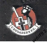 Знак ФК Крусейдерс Северная Ирландия (1) / Crusaders F.C. / 2013-14