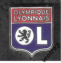 Знак Олимпик Лион Франция (5) / Olympique Lyonnais / 2022