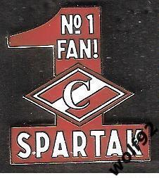 Знак Спартак Москва / Британский стиль / №1 FAN (1) / 2024