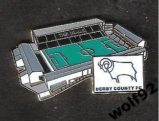 Знак Дерби Каунти Англия (8) /Derby County /Стадион Бейсбол Граунд /Ретро /2020
