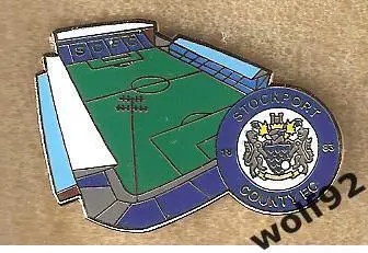 Знак Стокпорт Каунти Англия (1) /Stockport County FC /Стадион Эджли Парк /2020