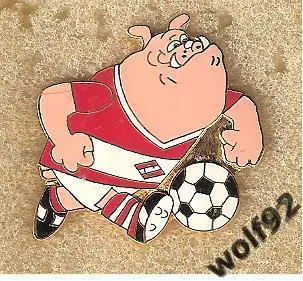 Знак Спартак Москва / Бульдог Бегущий (1) / Пр-во Англия /1-й выпуск /1990-е