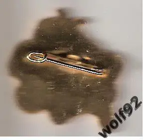 Знак Спартак Москва / Бульдог Бегущий (1) / Пр-во Англия /1-й выпуск /1990-е 1