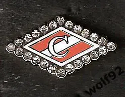 Знак Спартак Москва Ромб стразы (2) / 2009-11
