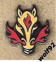 Знак Хоккей Калгари Флэймз НХЛ(4) /Calgary Flames NHL/Ретро/Альтернативная /2023