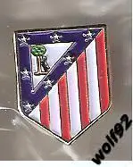 Знак Атлетико Мадрид Испания (3) /Club Atletico de Madrid /Официальный 2014-16-е