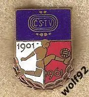 Знак Федерация Футбола Чехословакия (1) / 60 лет / 1901-1961 / Оригинал / 1961