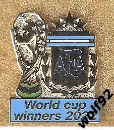 Знак Федерация Футбола Аргентина (18) / Чемпион Мира 2022 / 2023