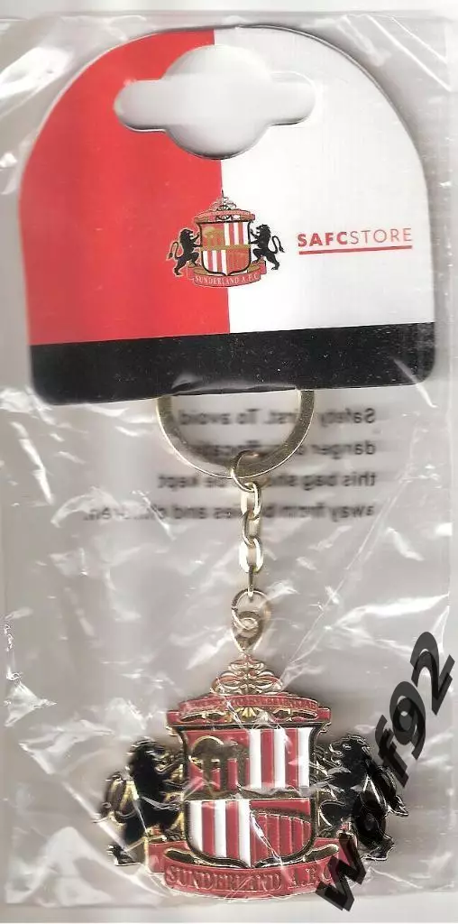 Брелок Сандерленд Англия (1) / Sunderland AFC / Официальный 2017-19