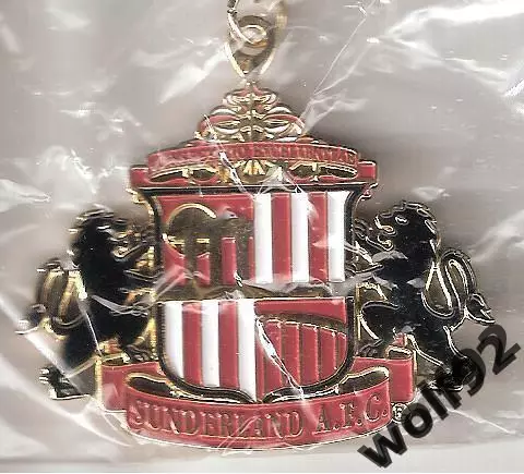 Брелок Сандерленд Англия (1) / Sunderland AFC / Официальный 2017-19 1