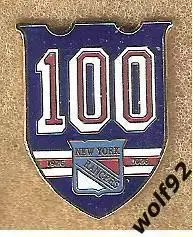 Знак Хоккей Нью Йорк Рейнджерс НХЛ(4) /New York Rangers /100лет 1926-2026 /2025