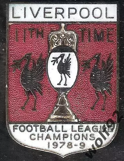 Знак Ливерпуль Англия(126) /Liverpool /Champions 1978-79 /Coffer Northampton