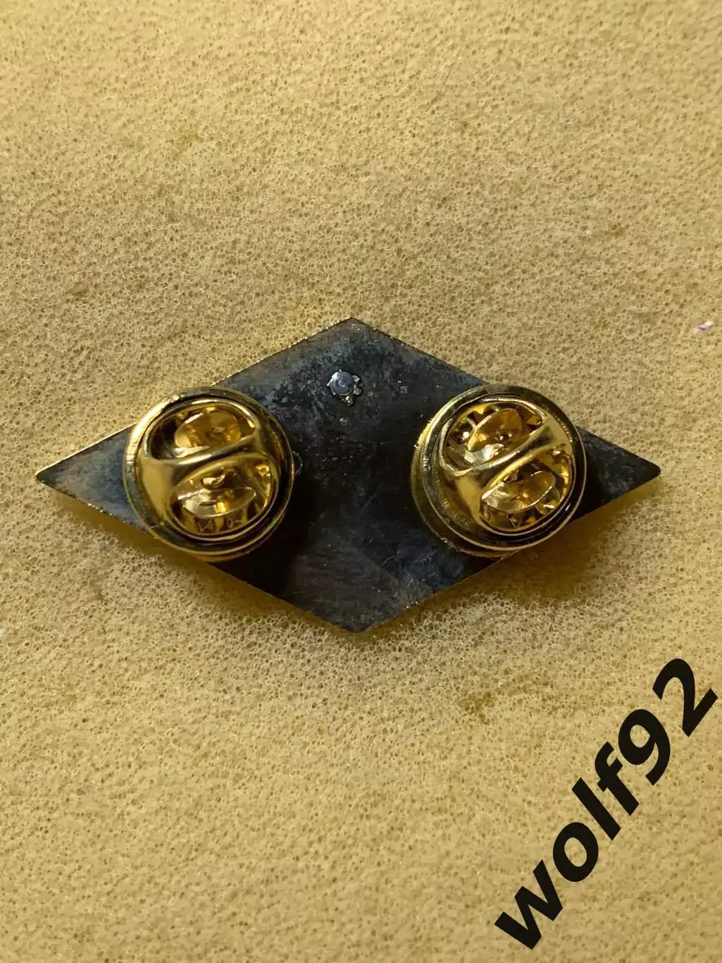 Знак Хоккей Спартак Москва / Ромб/Хоккеист (накладной) / 2009-10 1