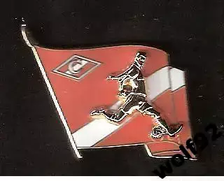 Знак Спартак Москва / Флаг/Футболист/(накладной) / 2010-11