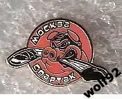 Знак Хоккей Спартак Москва Кабан/Клюшка / малый /2000-е (размер 19х12 мм)