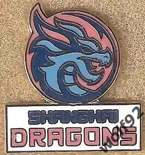 Знак Хоккей ХК Шанхайские Драконы Китай (1) / КХЛ / 2025
