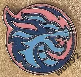 Знак Хоккей ХК Шанхайские Драконы Китай (2) / КХЛ / 2025