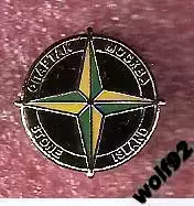 Знак Спартак Москва / Stone Island (2) / (Размер D=16 мм) / 2010-е