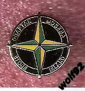 Знак Спартак Москва / Stone Island (2) / (Размер D=16 мм) / 2010-е