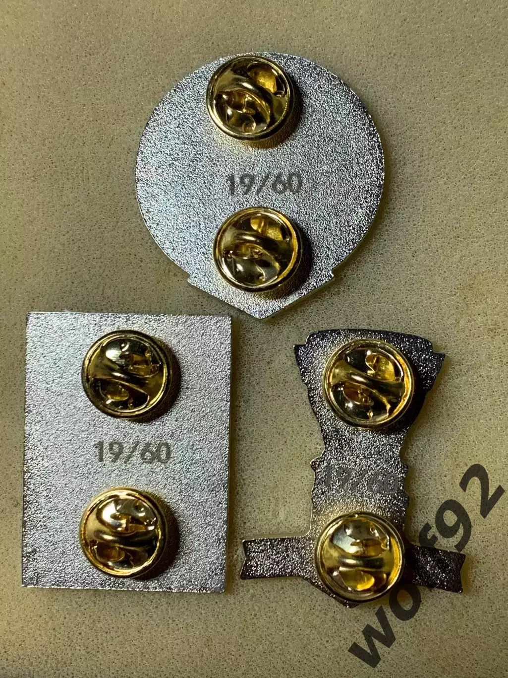 Знаки (набор 3 шт.) Хоккей МХК Спартак Обладатель Кубка Харламова 2024-25 /2025 2