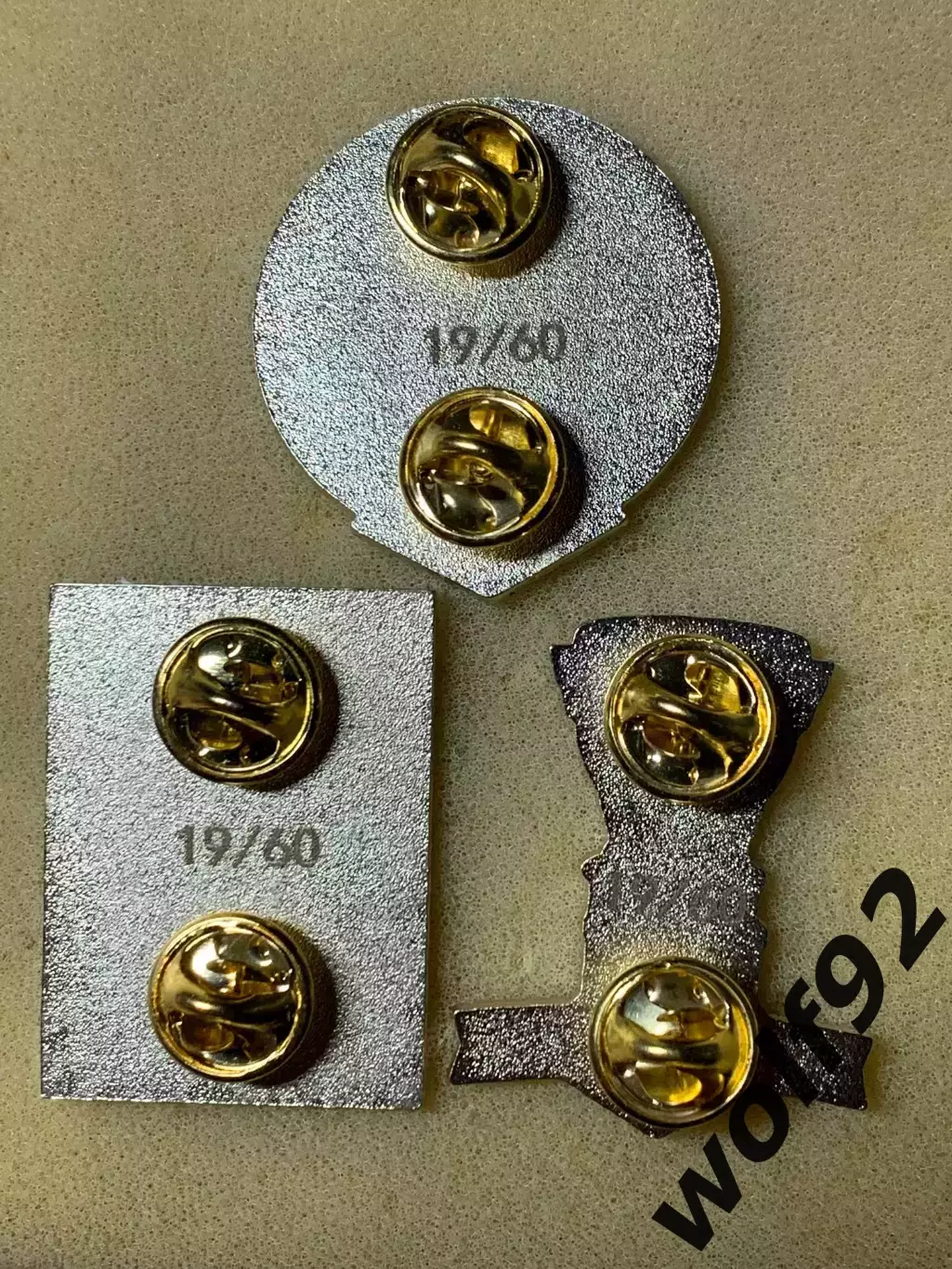 Знаки (набор 3 шт.) Хоккей МХК Спартак Обладатель Кубка Харламова 2024-25 /2025 2