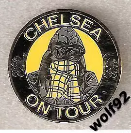 Знак Челси Англия (111) / Chelsea On Tour / 2016-18-е гг. (размер D=30 мм)