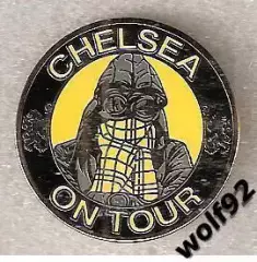 Знак Челси Англия (111) / Chelsea On Tour / 2016-18-е гг. (размер D=30 мм)