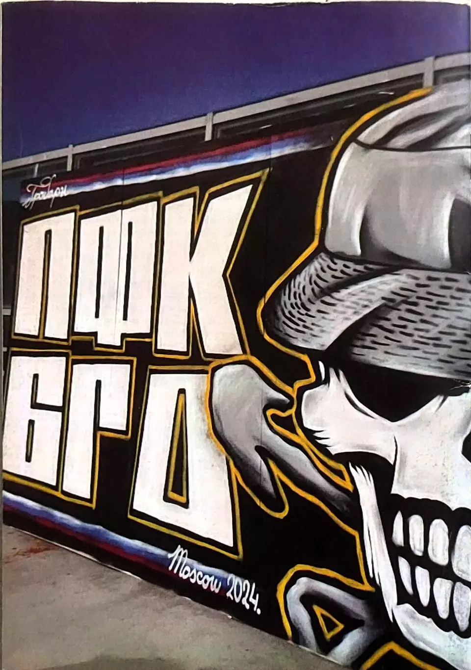 Фанзин Гробари Партизан Белград 2025 1