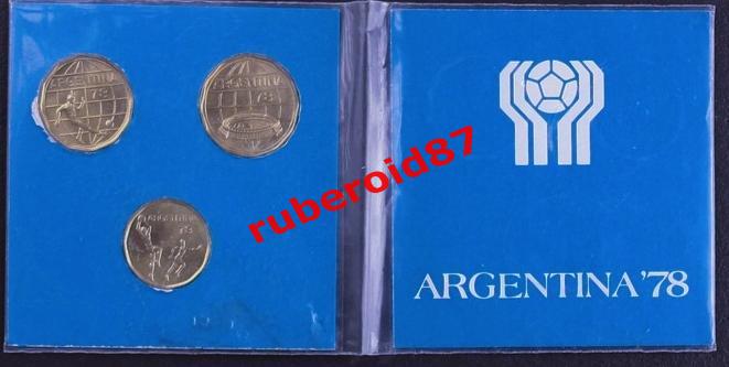 Монеты Футбол Чемпионат мира 1978 Аргентина