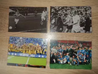 Набор фотооткрыток Зенит Ленинград, Зенит Санкт-Петербург. 1968 - 2024 год.