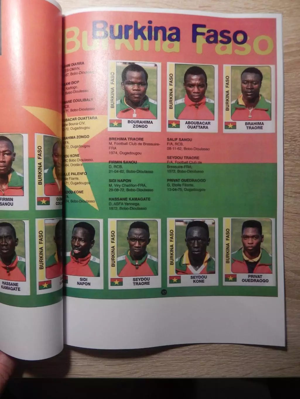 Журнал PANINI AFRICA 1996. Репринт. 1
