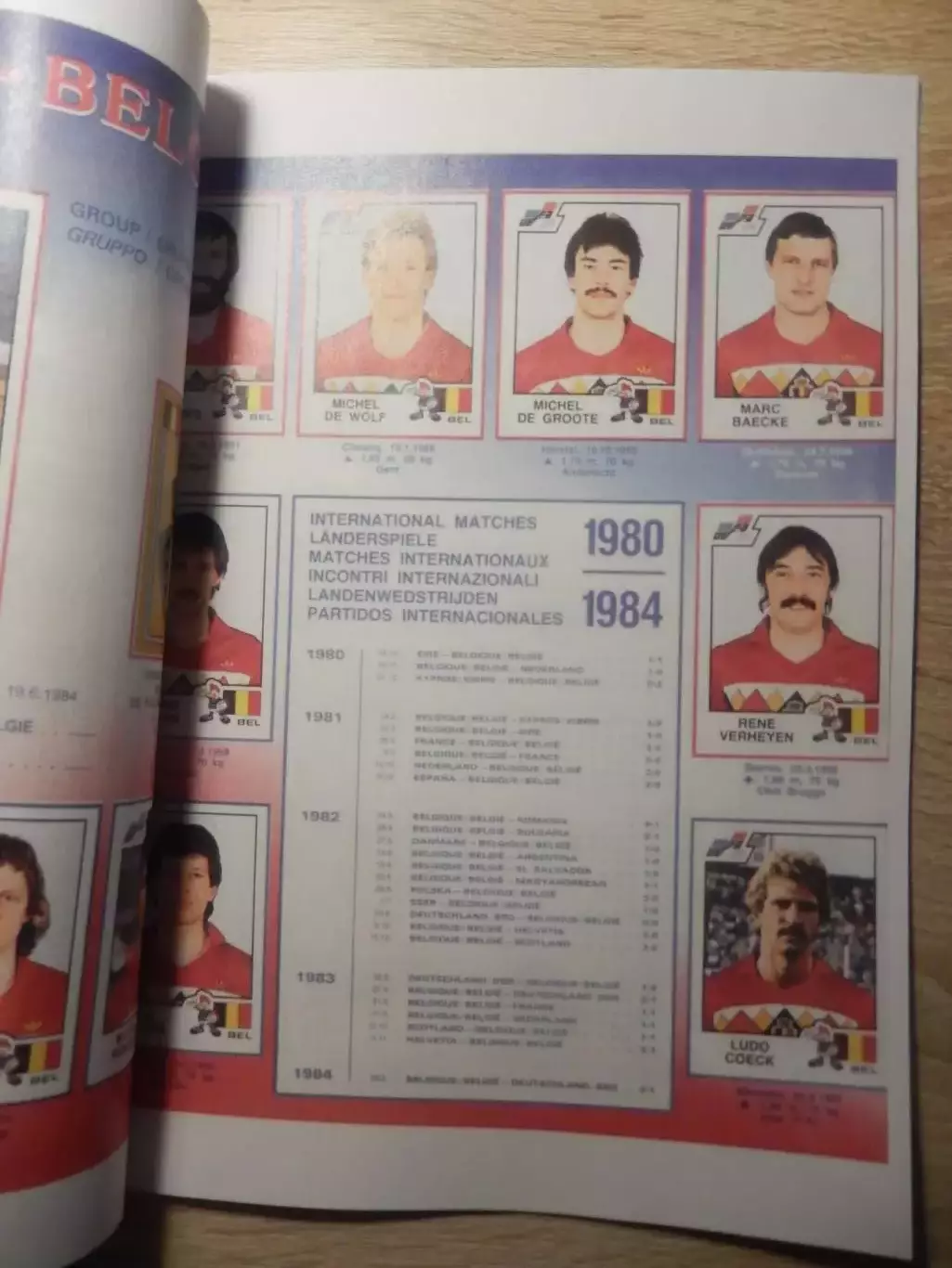 Журнал PANINI EURO 1984. Репринт. 1