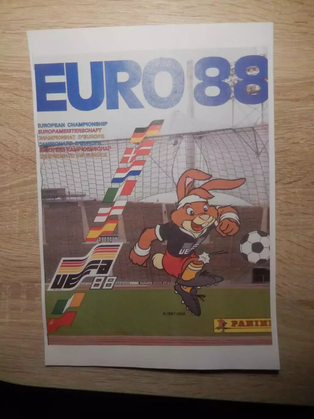 Журнал PANINI EURO 1988. Репринт.