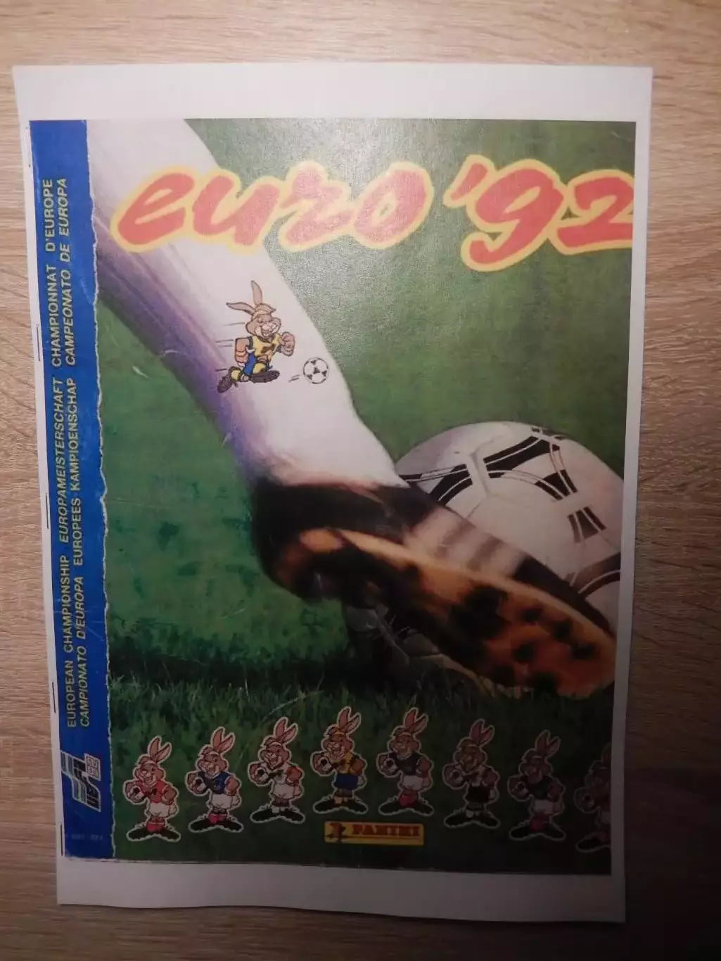 Журнал PANINI EURO 1992. Репринт.