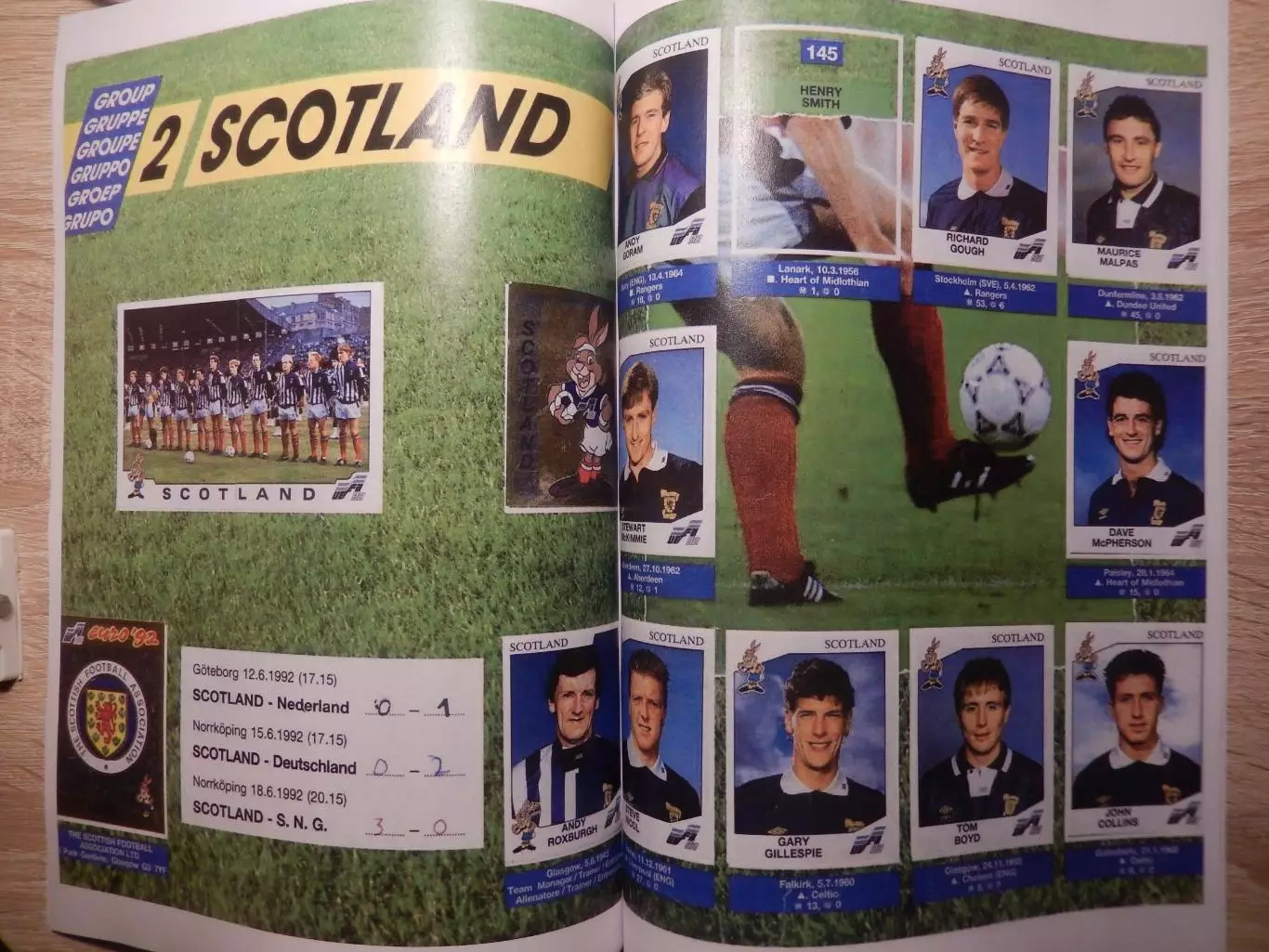 Журнал PANINI EURO 1992. Репринт. 1