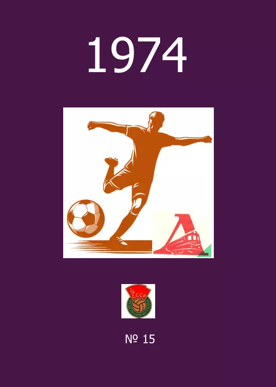 Локомотив Оренбург.. 1974 .Авторский ..Справочник. 15..выпуск