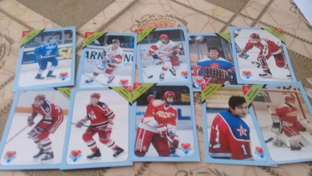 Хоккей RED ACE 1992 35 КАРТОЧЕК 1